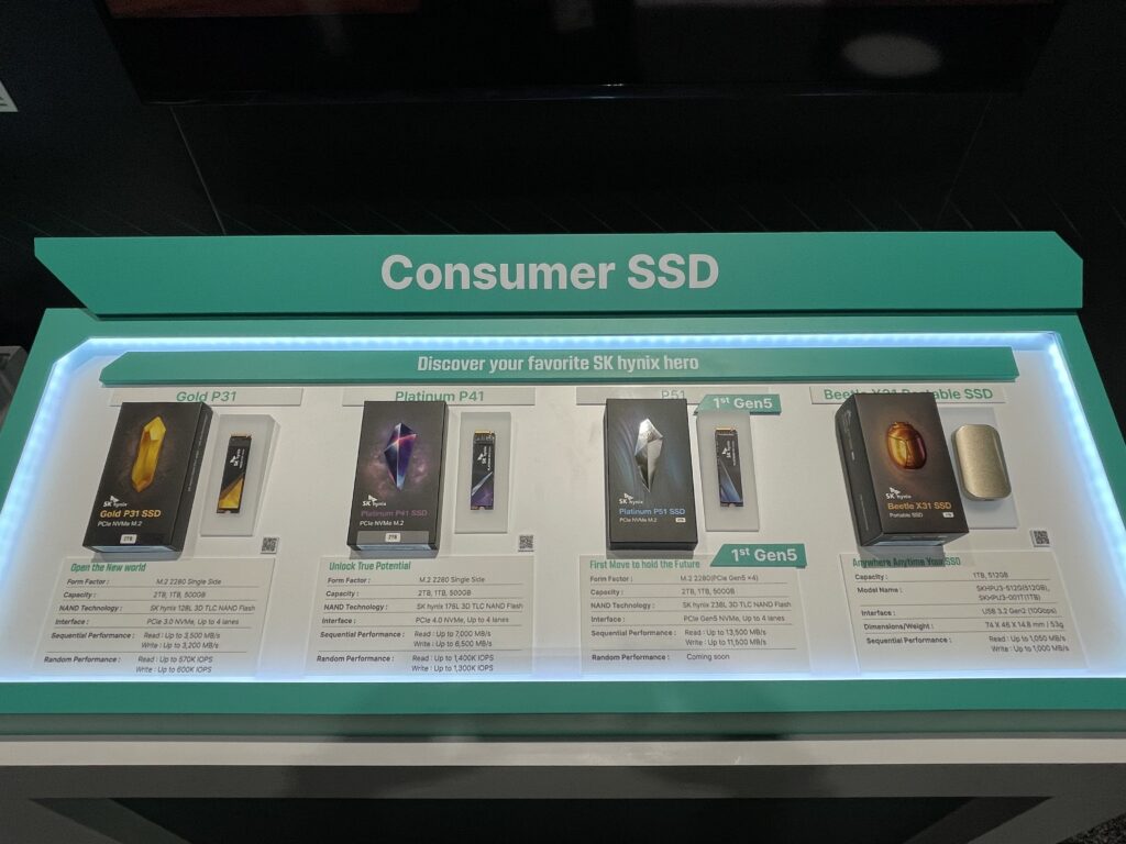 A PCB01-based consumer SSD customized for AI