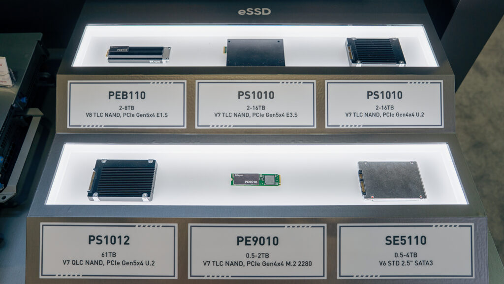 SK hynix’s eSSD lineup is optimized for AI servers, data centers, and PCs
