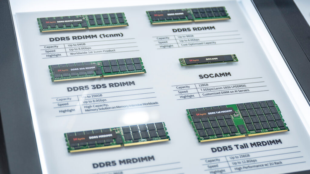 The company’s high-performance server DIMM portfolio