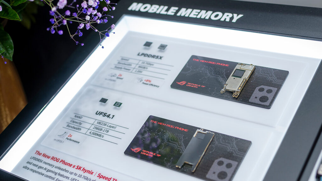 LPDDR5X and UFS 4.1 solutions optimized for mobile devices