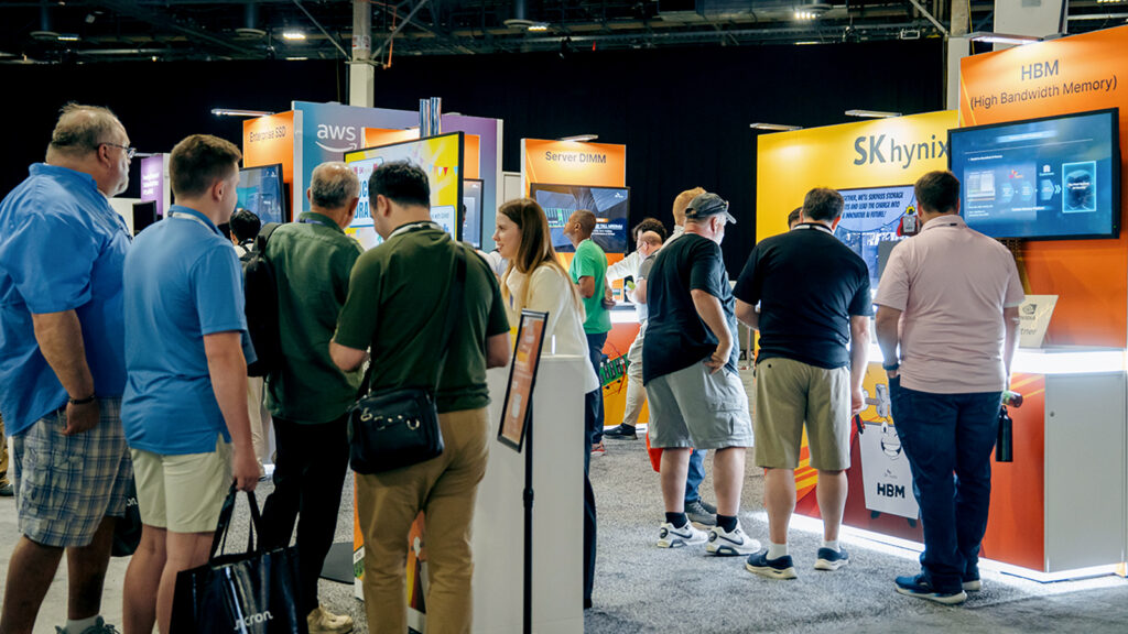 SK hynix’s booth at HPE Discover Las Vegas 2025