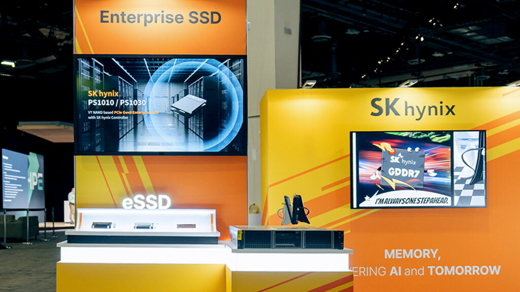 The eSSD section featuring advanced storage solutions including the PS1010