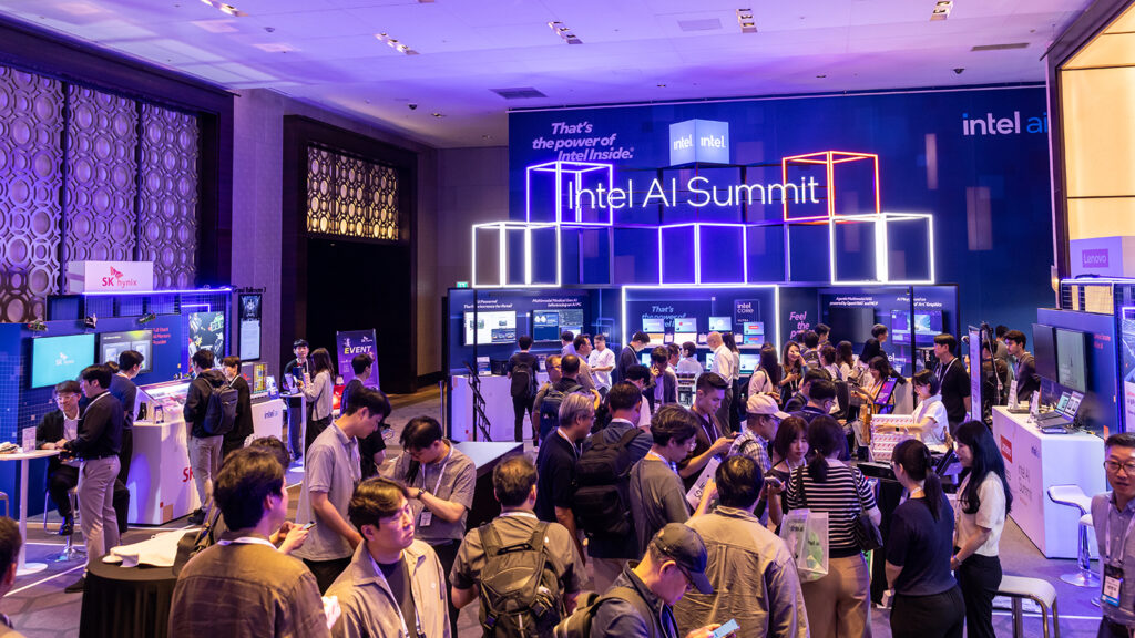 Scenes from the Intel AI Summit Seoul 2025