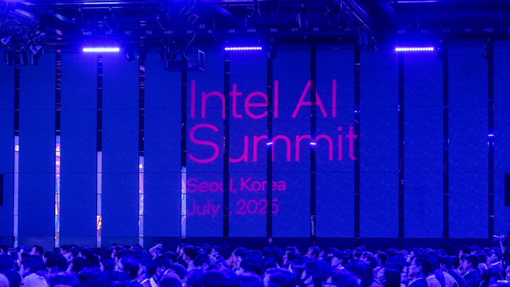 Scenes from the Intel AI Summit Seoul 2025