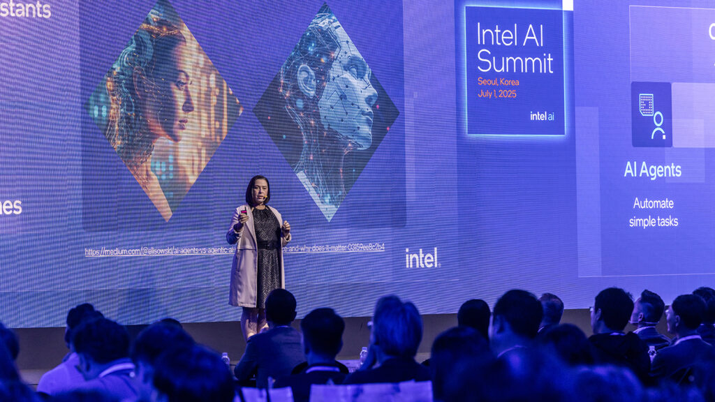 Scenes from the Intel AI Summit Seoul 2025