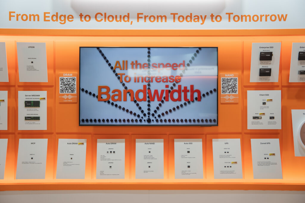 SK hynix’s groundbreaking DRAM and NAND products on display