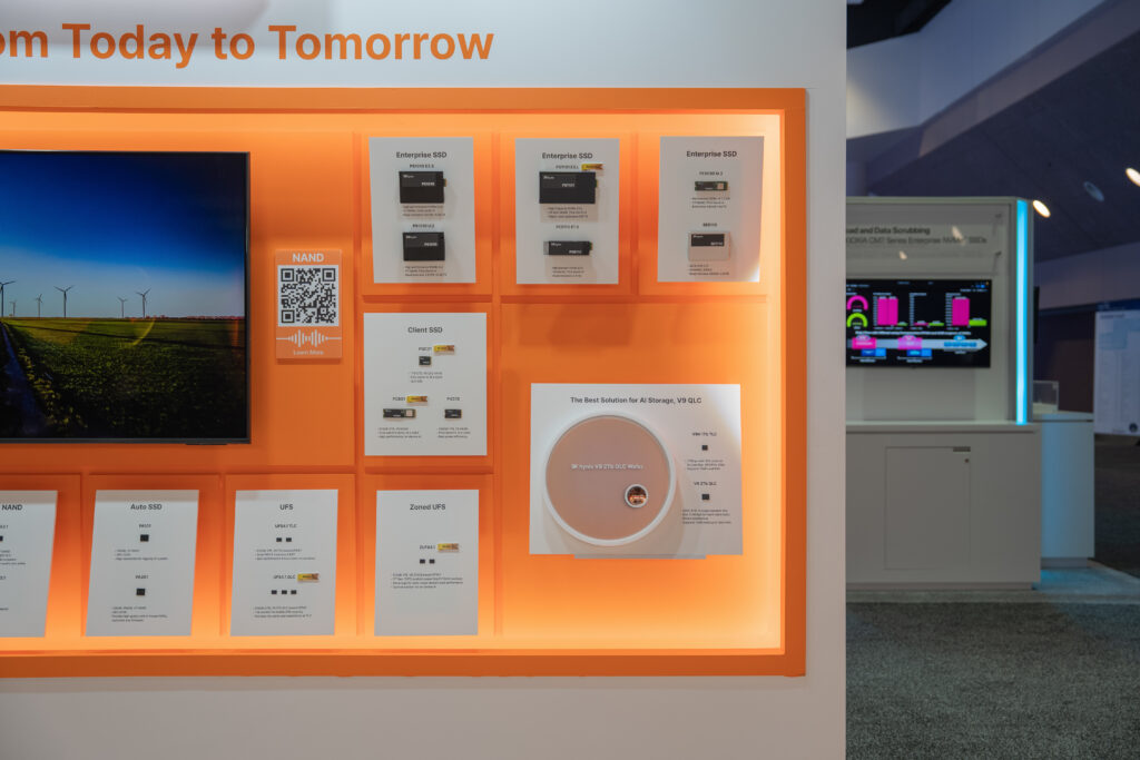 SK hynix’s groundbreaking DRAM and NAND products on display