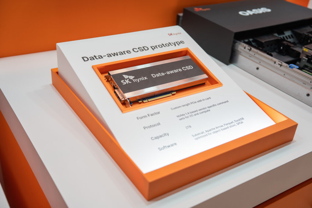OASIS, based on data-aware CSD, is capable of independent analysis and detection