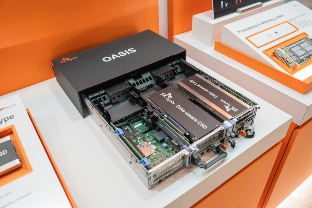 OASIS, based on data-aware CSD, is capable of independent analysis and detection