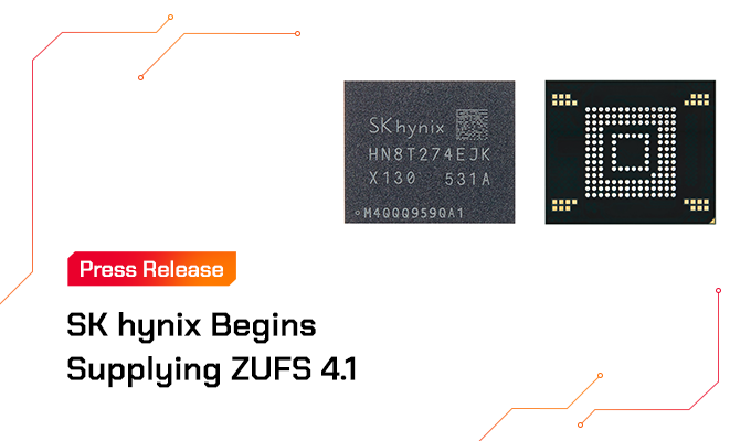 SK hynix Begins Supplying Mobile NAND Solution ZUFS 4.1