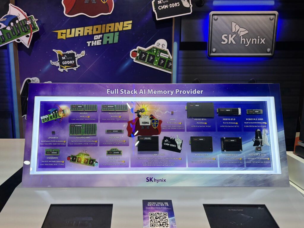 Cutting-edge AI memory solutions on display at SK hynix’s booth
