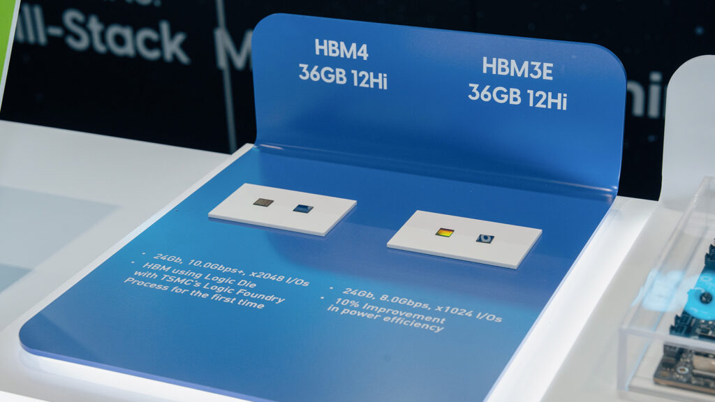 The 12-layer HBM4 and 12-layer HBM3E