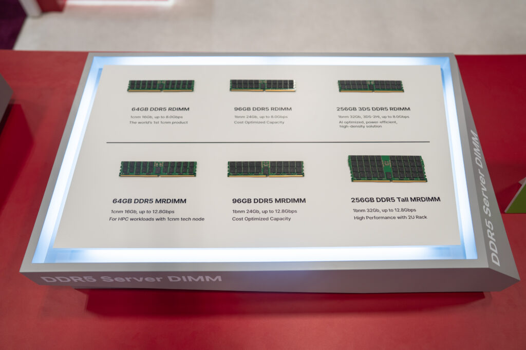 A range of advanced DDR5-based server DRAM modules
