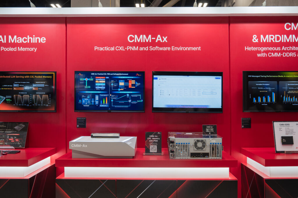 A demonstration of CMM-Ax, which offers compute functionality