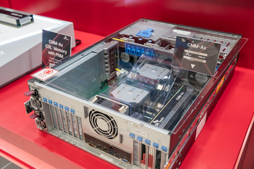 A demonstration of CMM-Ax, which offers compute functionality